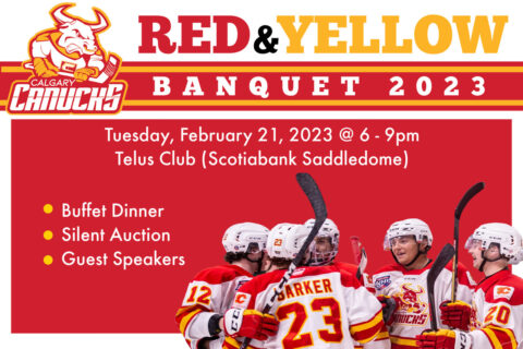 Red and Yellow Banquet 2023 @ Telus Club, Scotiabank Saddledome - February 21, 2023